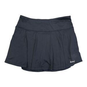 Baleaf Women's Wide Elastic Waistband Pull-On Tennis Skirt Skort Black Size 2XL
